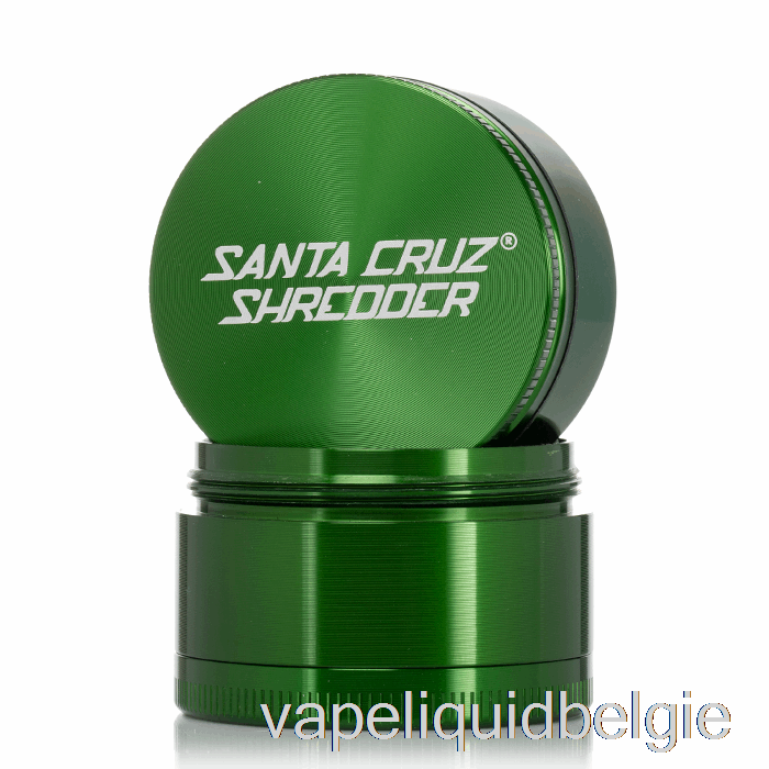 Vape België Santa Cruz Versnipperaar 2,2inch Medium 4-delige Molen Groen (53mm)